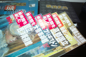 不揃いの週刊百科・バインダー（週刊朝日百科「美術館を楽しむ」，ディアゴスティーニ「戦国武将ファイル」，「日本の城バインダー」）