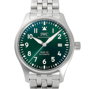 IWC パイロットウォッチ マーク XX IW328206 グリーン文字盤 中古 腕時計 メンズ