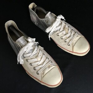 MIHARA YASUHIRO/ミハラヤスヒロ☆バイカラー/スニーカー【27.5/アイボリー×銀/ivory×silver】sneakers/Shoes/trainers○bG-121