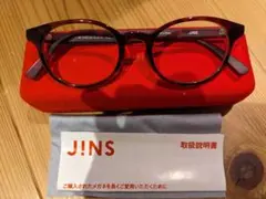 JINS★度なしメガネ★べっこう