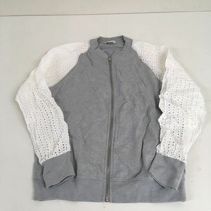 送料無料★Gap ギャップ★ジップアップジャケット　ブルゾン★レディース　Sサイズ★グレー#60622sNj91