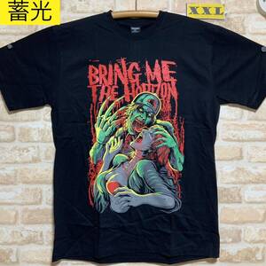 ブリングミー ザホライズン Tシャツ　蓄光　XXLサイズ　ロックバンド　ブリング・ミー・ザ・ホライズン Bring Me the Horizon