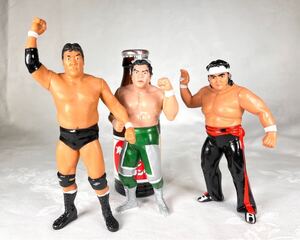 プロレス　全日本プロレス　フィギュア　ジャンボ鶴田・三沢光晴・橋本真也　希少　レア　１円スタート