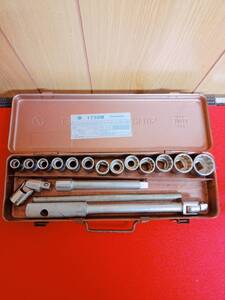 貴重 TONE socket wrench set トネ ソケットレンチ セット №1750 前田金属工業