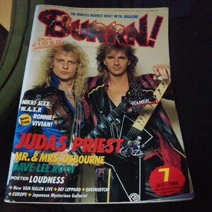 BURRN! 86年 7月号　JUDAS PRIEST