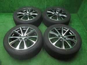 64382◆Laffite 17インチ 17×7J オフ48 5穴 PCD100 215/50R17 4本◆