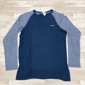 DIESEL ディーゼル 長袖 Tシャツ 長袖カ ットソー ロンT Sサイズ トップス[D1529]