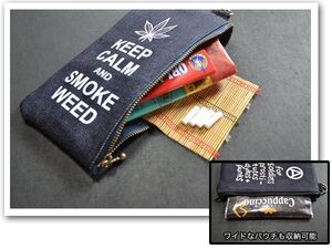 ★葉タバコ・電子タバコに★ロールアップポーチ★ KEEP CALM AND SMOKE WEED ★♪♪