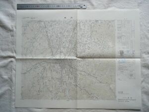 【古地図 昭和50年代】『米沢』五万分一地形図NJ-54-22-13(福島13号)【米沢市街 鉄道 米坂線 奥羽本線 山形交通高畠線 上杉治憲敬師郊迎跡