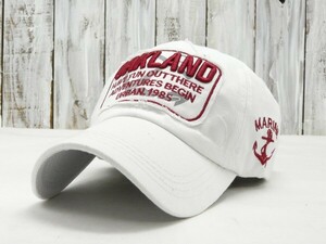 OAKULAND Low CAP ローキャップ ホワイト 送料\350 男女OK メンズ　レディース