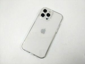 iPhone 13 Pro MAX用 クリアケース カバー ハイブリッド PC+TPU 透明