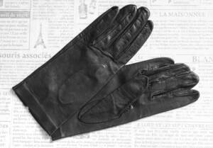 Sermoneta Gloves 革手袋 ブラック イタリア製