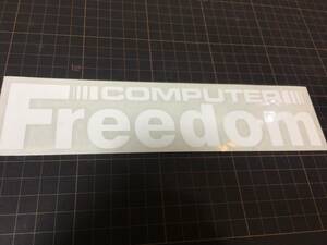 フリーダムコンピューター カッティングステッカー Freedom computer 汎用 AE86AE92AE101AE111SW20 4A-G 3S ECU