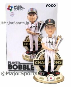 【MS】大谷翔平 2023年WBC 優勝記念 ボブルヘッド人形 新品 世界323個限定版 完売品 バブルヘッド 首振り人形 ドジャース