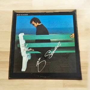 Boz Scaggs ボズ・スキャッグス Fred Tackett フレッド・タケット Jeff Porcaro ジェフ・ポーカロ 直筆サイン入り LP レコード 送料無料