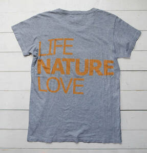 FREE CITY フリーシティ LIFE NATURE LOVE 鳥Tシャツ L グレー USA製 ロンハーマン購入 正規品