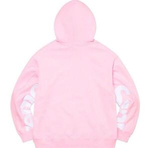 22ss Supreme Cropped Panels Hooded Sweatshirt パーカー　スウェット　Light Pink ライトピンク　Logo 