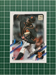 ★TOPPS MLB 2021 UPDATE #US280 GREGORY SANTOS［SAN FRANCISCO GIANTS］ベースカード「BASE」ルーキー RC★