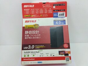 BUFFALO　外付けHDD　4.0Tb　HD-LC4.0U3-BKE　中古