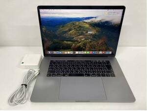 Apple Macbook Pro 2018 / Core i7 2.2GHz / 16GB / 512GB / 15インチ スペースグレー、A1990 