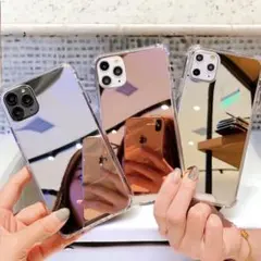 iPhone14 ケース クリア ミラーケース TPU ミラー