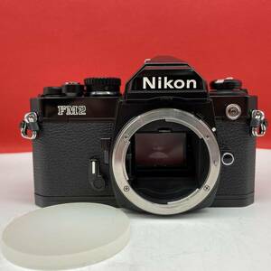 □ Nikon FM2N フィルムカメラ 一眼レフカメラ ボディ ブラック 動作確認済 シャッター、露出計OK ニコン