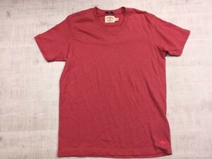 ブルックスブラザーズ Brooks Brothers Red Fleece 無地 Vネック インナー 半袖Tシャツ カットソー メンズ S 赤