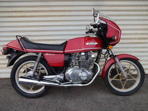 GSX250E,400Eタイプ ザリ GS450S 北米輸出仕様 80年式通関証付 程度良好 新規車検 保険3年付き登録込み現状車 