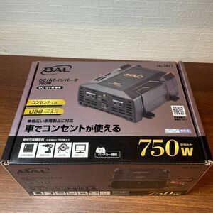 A591/【未使用品】大橋産業 BAL DC/ACインバータ 750W No.2821 AC100V×2口 USB×2口 TYPE-C TYPE-A 車でコンセント　