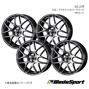 WedsSport/SA-27R インプレッサWRX STI GDB 純正タイヤサイズ(235/40-18) ホイール4本セット【18×8.5J 5-114.3 INSET50 PSB】0074222×4