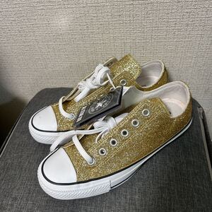 ★新品タグ付き★ コンバース　グリッター　ゴールド　converse スニーカー