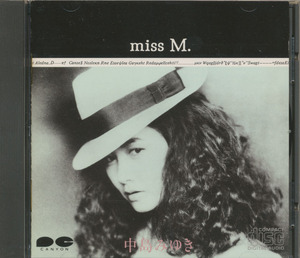 ＣＤ　中島みゆき　miss M.