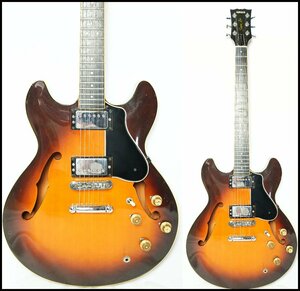 ★YAMAHA★Super Axe SA1200S Sunburst セミアコ ES-335タイプ 80年代★