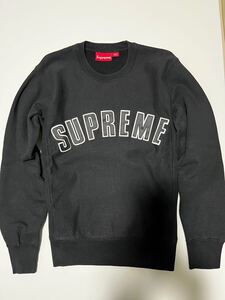 美品Supreme Arc Logo Crewneck アーチロゴ クルーネック　ブラック　サイズS