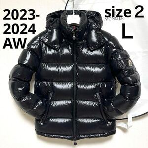 【新品同様】定価300,300円 MONCLER MAYA マヤ　黒　サイズ２ モンクレール ブラック ダウンジャケット