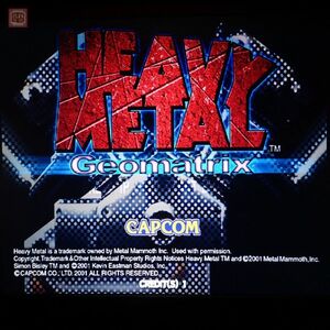 1円〜 ※ROMのみ カプコン/CAPCOM ヘビーメタル ジオマトリックス HEAVY METAL Geomatrix NAOMI イン取帯純正 動作確認済【20