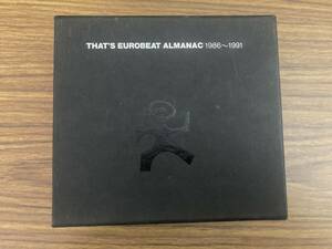 CD　80年代ダンス・ミュージック収録　THAT’S EUROBEAT ALMANAC 1986～1991/ザッツ・ユーロビート年鑑