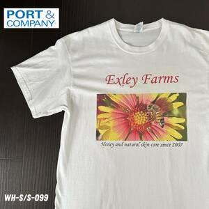 Exley Farms ハチミツ　Flower Tシャツ　Lサイズ　ナチュラルスキンケア　企業系　可愛い