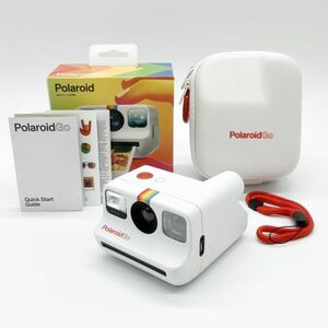 希少な元箱付きで専用ケースのおまけ付きのほぼ新品■ Polaroid Go ポラロイド Analog Instant Camera ホワイト