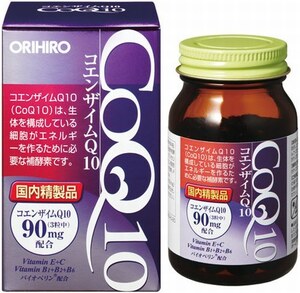 オリヒロ コエンザイムQ10 90粒(30日分)　コエンザイムQ10は、生体を構成している細胞がエネルギーを作るために必要な補酵素です。