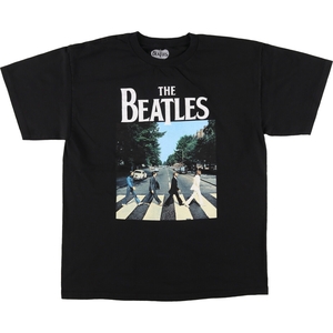 古着 THE BEATLES ビートルズ ABBEY ROAD バンドTシャツ バンT メンズL相当 /eaa474464