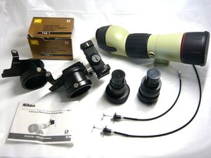 1000円スタート 望遠鏡 Nikon ニコン FIELDSCOPE ED フィールドスコープ FSB-1 FSB-1A ブラケット アイピース2点 照準器 単眼鏡 12 LL6015