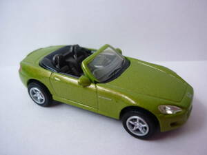 1/72スケール 愛車ミニカー HONDA S2000 グリーン 自動車 フィギュア セブンイレブン限定企画 サントリーコーヒーボス おまけ