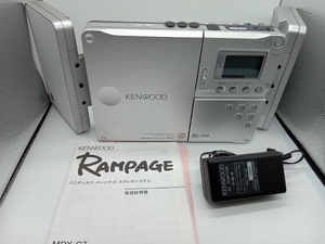 ジャンク KENWOOD MDX-G7 ミニディスク パーソナルシステム RAMPAGE