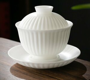 送料無料　新品　高級茶器 徳化窯白磁　中国茶器　中国磁器 湯飲み