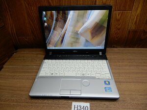 H340☆Windows7-32BIT☆Core i5☆12ｗ液晶ノートパソコン★500GB-HDD☆メモリ4GB★無線LAN★富士通モバイルノート☆LIFE Book P771/D