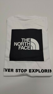 新品 未使用 タグ THE NORTH FACE ノースフェイス Back Square Logo Tee バック スクエア ロング NT82333 T シャツ ロン ロンT 長袖 白