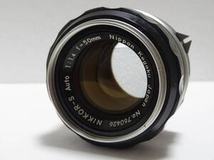 ■Nikkor S-Auto 50mm F1.4 非Ai　初期型　現状渡し ジャンク品