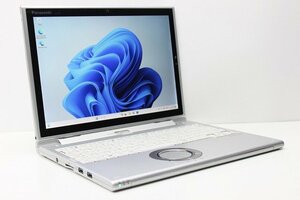 1円スタート ノートパソコン Windows11 2in1PC 第7世代 Core i5 Panasonic レッツノート CF-XZ6 SSD256GB メモリ8GB タッチ タブレットPC