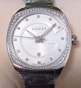 新品未使用　GUCCI　腕時計　ダイヤ　GG2570 YA142505 　レディース　ウォッチ　女性用 シルバー　グッチ